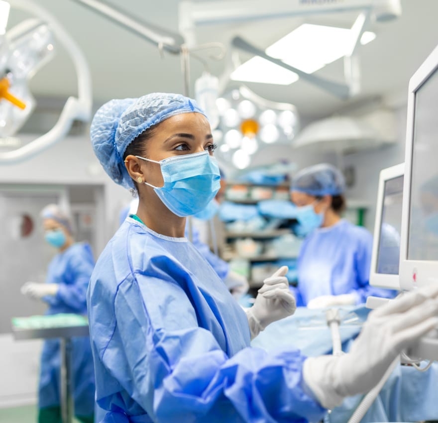 operating room scene